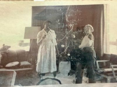 Lola Richards with Mary Hemingway