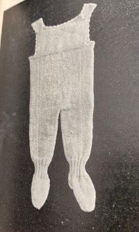 Example of clothing to knit for the baby, from The Canadian Mother's Book, 1923