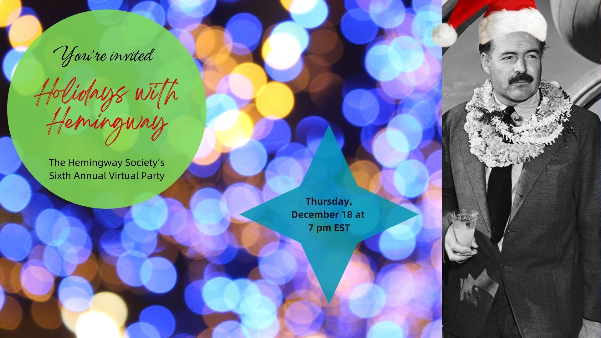 Holidays with Hemingway flyer