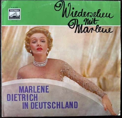 Photograph of Marlene Dietrich album cover