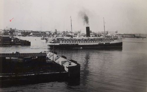 View from Key West Harbor, circa 1934