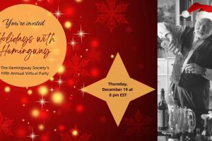 2024 Holidays with Hemingway Party flyer