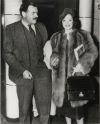 Photograph of Hemingway and Marlene Dietrich